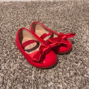 SHEIN Red Toddler Dress Shoes